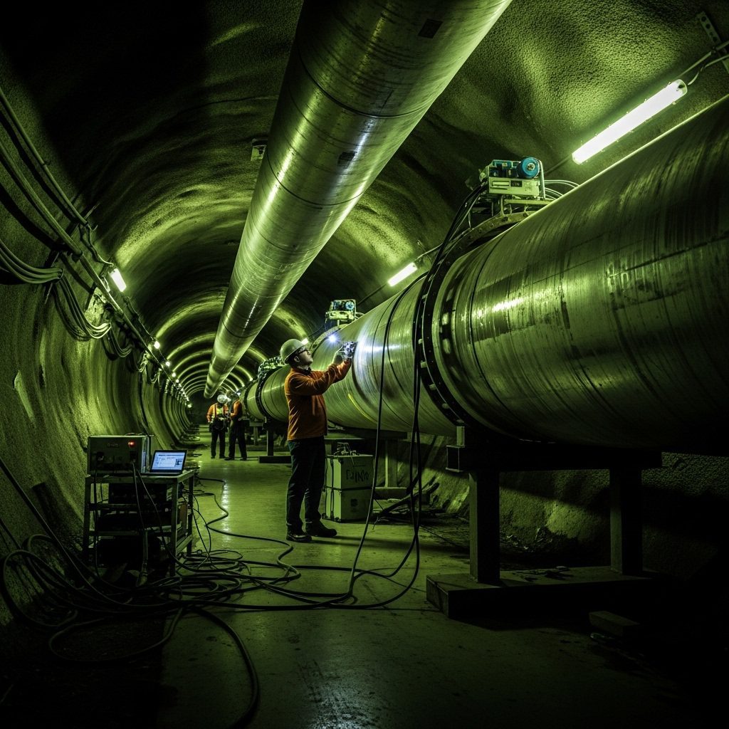 Pipeline inspection technology used in underground infrastructure projects in Saudi Arabia