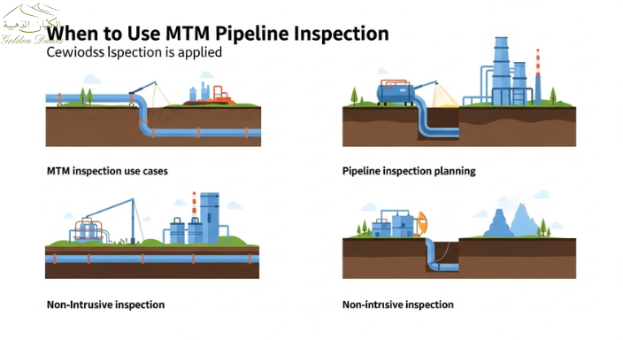 Industrial applications of MTM pipeline inspection in complex environments