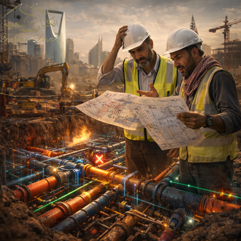 تعقيد البنية التحتية تحت الأرض يزيد من مخاطر الحفر