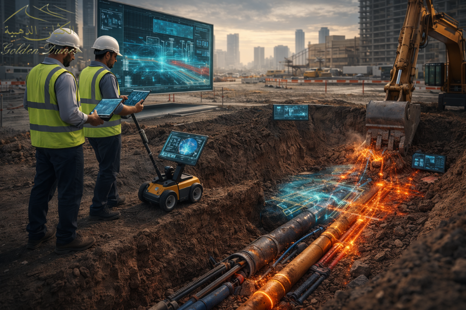 Advanced excavation technology detecting underground utilities safely