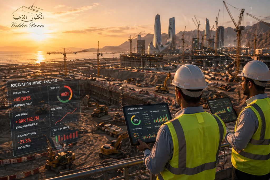 Mega construction project in Saudi Arabia impacted by excavation delays