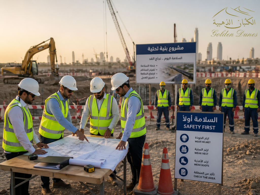 التخطيط قبل التنفيذ لتحسين سلامة موقع البناء