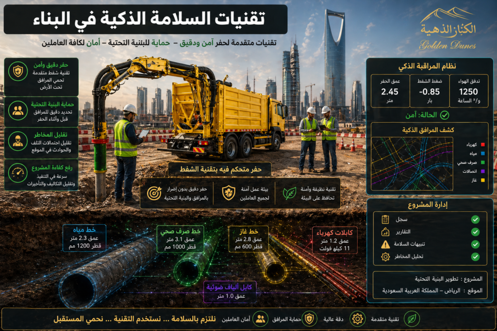 التكنولوجيا الحديثة لتحسين سلامة مواقع البناء