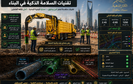 التكنولوجيا الحديثة لتحسين سلامة مواقع البناء