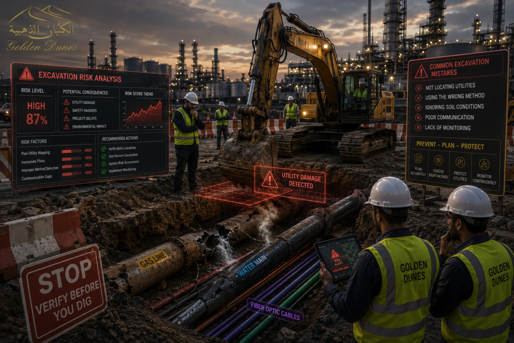 Common excavation planning mistakes in industrial projects
