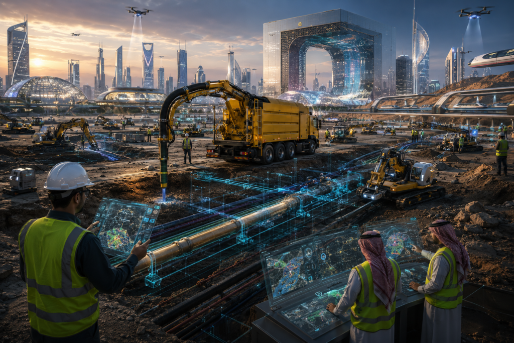 Future smart excavation technologies in Saudi Arabia