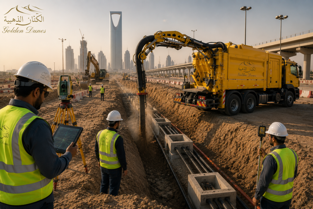 Excavation work permits and construction compliance