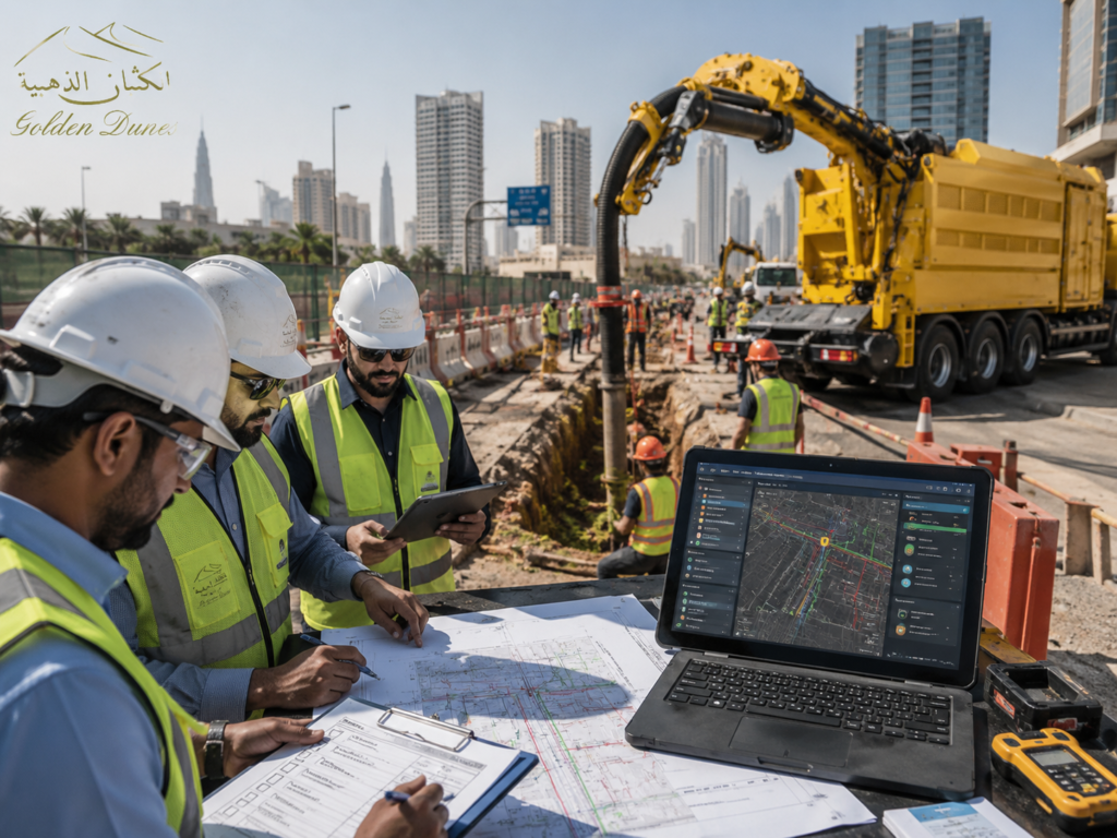 Pre-excavation checklist planning before infrastructure digging
