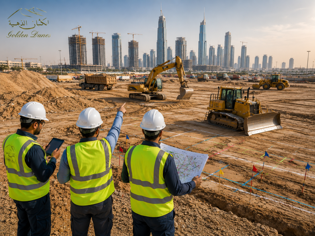 Land clearing and excavation site preparation