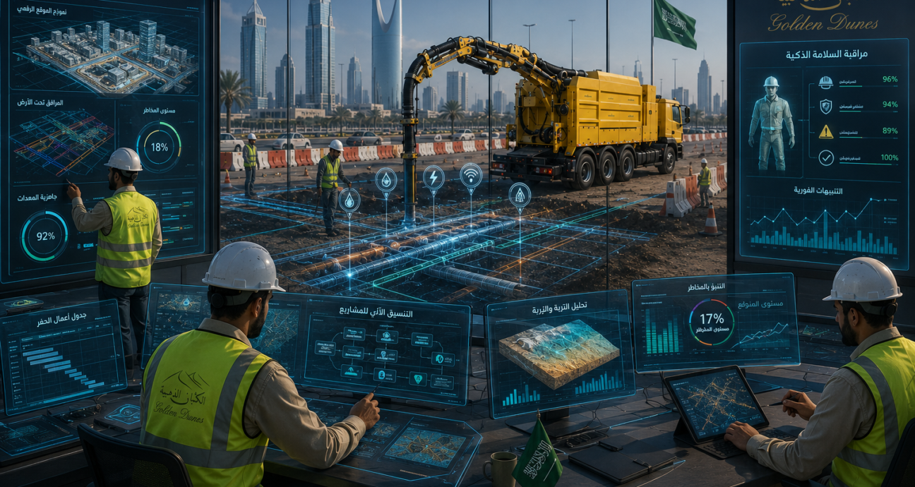 مشكلات تنسيق أعمال الحفر قبل التنفيذ
