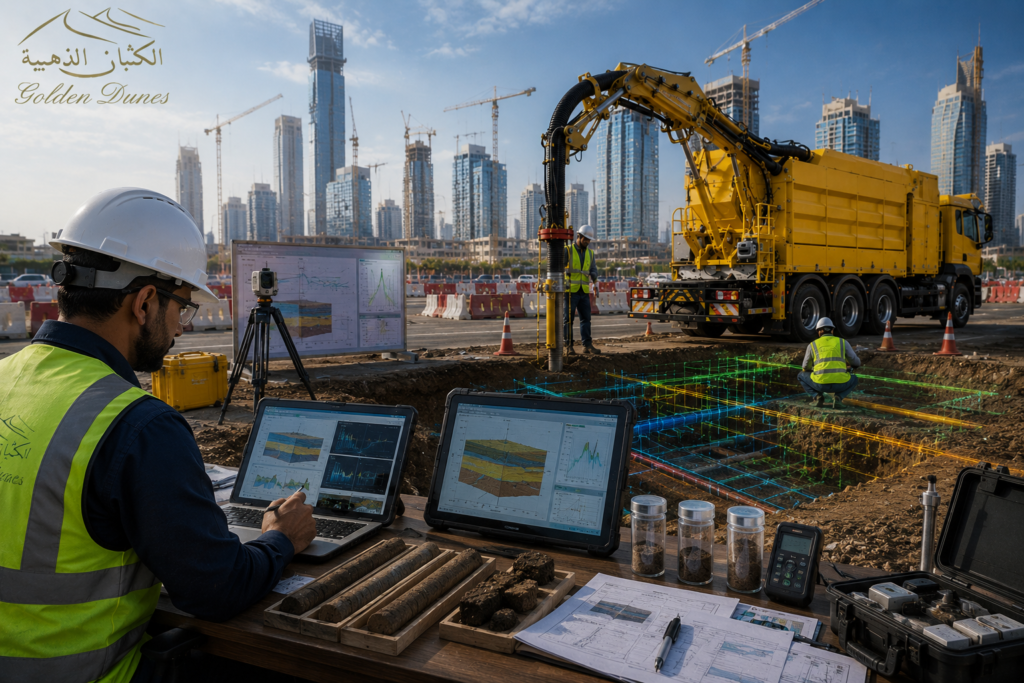 Geotechnical analysis for excavation risk reduction