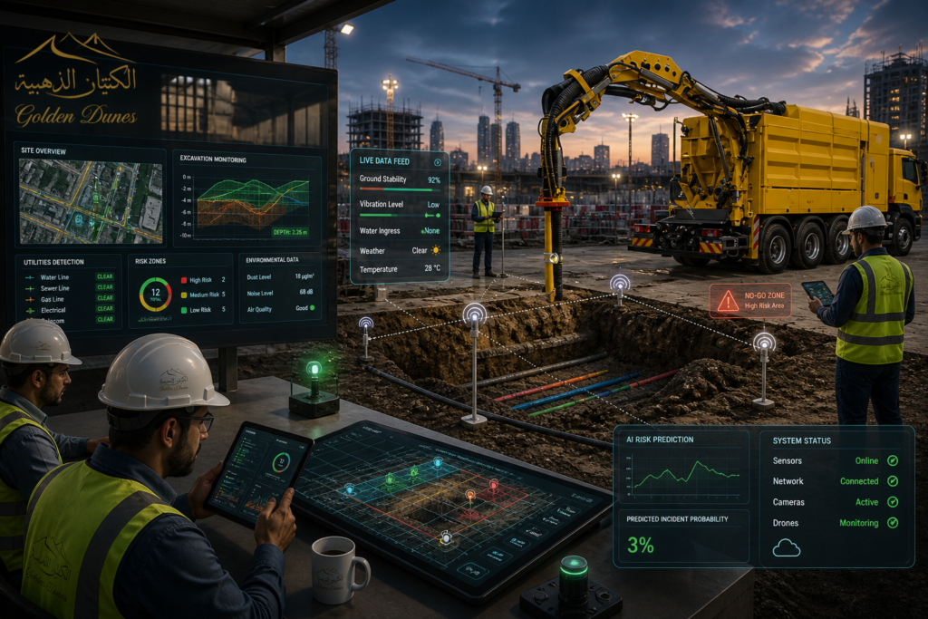 Smart technology in excavation safety
